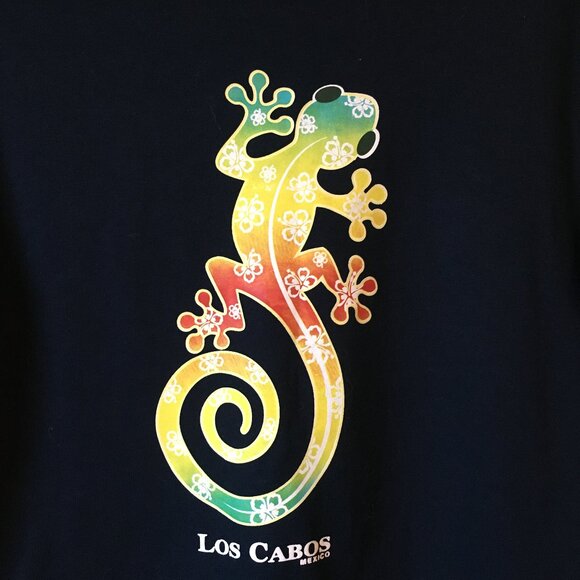 NWOT Mr Buho Los Carlos Mexico Cotton Gecko T-shirt - Picture 4 of 9